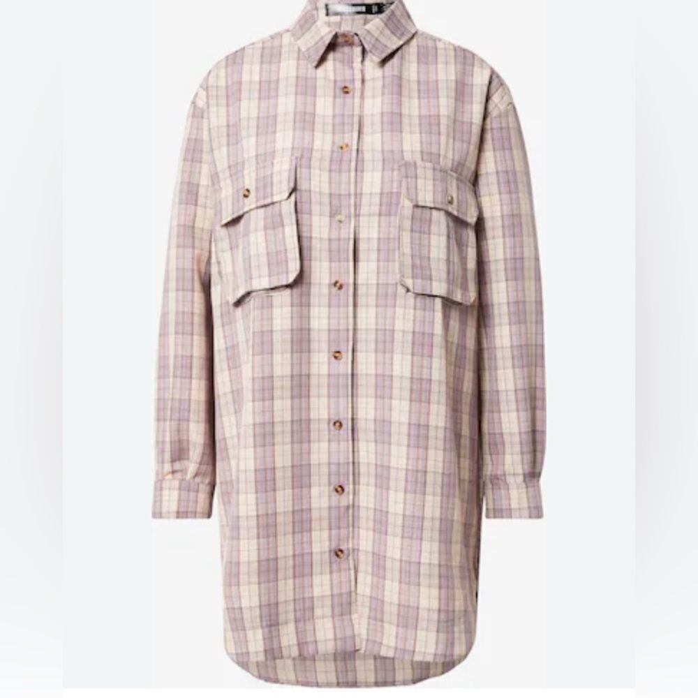 Misguided | Brushed Oversized Basic Check | 8/L - image 8